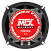 Kit di altoparlanti MTX TX650S 13cm 2 vie 80W RMS 4O telaio in alluminio tweeter al neodimio bobina di seta bobina TSV TIL