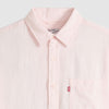 Levi's Camicia Uomo Sunset Pocket Rosa in Lino e Cotone Standard Fit 857460198