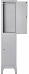 Armadietto metallico sovrapposto multispogliatoio a 2 posti cm. 36x50x180h