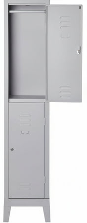 Armadietto metallico sovrapposto multispogliatoio a 2 posti cm. 36x50x180h