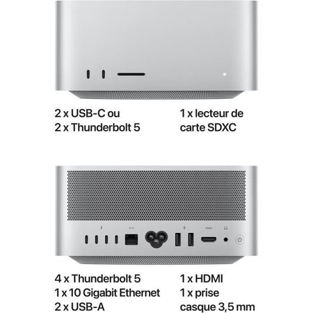 Apple - Mac Studio - SSD da 512 GB - RAM da 36 GB - Chip M4 Max - CPU a 32 core - GPU a 36 core 2025