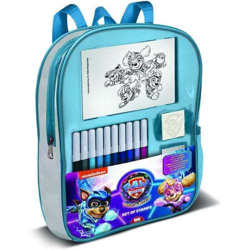 Zaino pieno - MULTIPRINT - 24144 - 4 timbri Paw Patrol the Movie