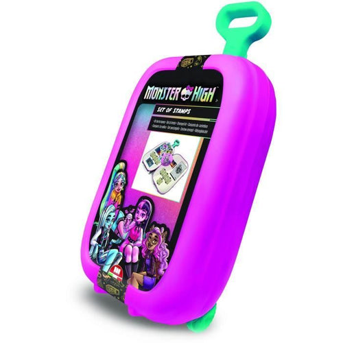 Trolley - MULTIPRINT - 64869 - 7 timbri Monster High, 5 matite, 18 pennarelli