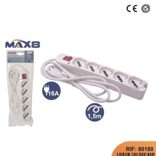 Multipresa 5P Schuco C/Inter Max8