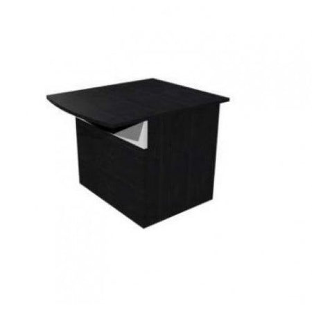 Reception ad angolo con piano di appoggio per ufficio cm. 432x156x117h
