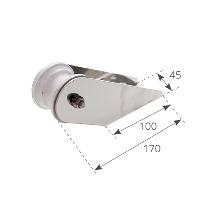 Musone Di Prua Inox Mm. 170