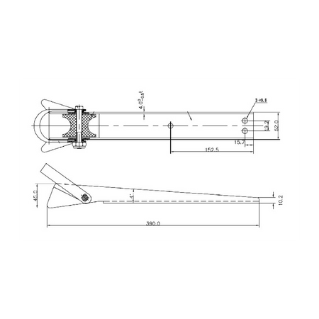 Musone Di Prua Inox Mm. 390