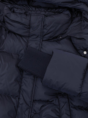 ADD Giacca corta con cappuccio removibile e polsini in maglia da donna
