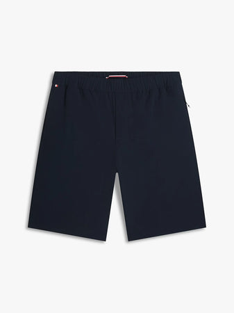 Bermuda uomo Tommy Hilfiger Dover Performance blu in nylon stretch MW0MW42724DW5