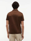 Polo uomo Tommy Hilfiger marrone in cotone mercerizzato interlock – Regular fit MW0MW42745GV0