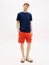 T-shirt uomo Tommy Hilfiger in cotone mercerizzato con logo ricamato – MW0MW43066DCC