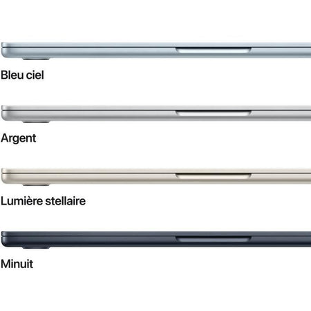 Apple - 13.6 MacBook Air M4 (2025) - 16 GB di RAM - 256 GB di spazio di archiviazione - CPU a 10 core - GPU a 8 core - Argento