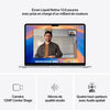 Apple - 13.6 MacBook Air M4 (2025) - 16 GB di RAM - 256 GB di spazio di archiviazione - CPU a 10 core - GPU a 8 core - Argento