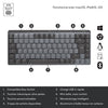 Logitech - Tastiera Wireless - MX - Meccanica - Performance Retroilluminata - Grafite