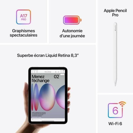 APPLE iPad mini (2024) - 8.3'' - WiFi - 128 GB - Viola