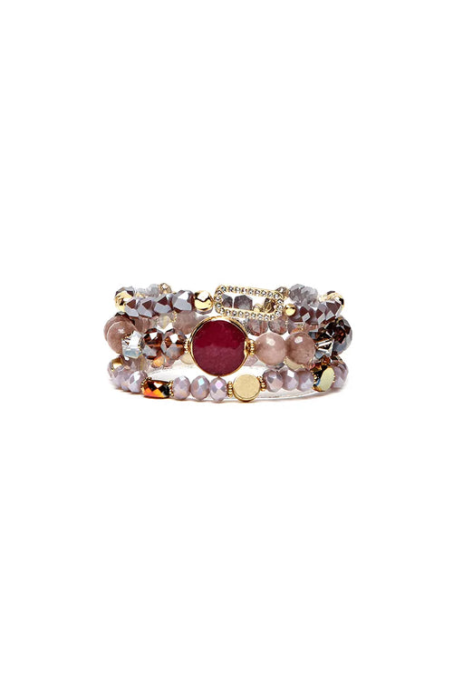 MYA ACCESSORIES | Bracciale multilinee elastico