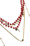 MYA ACCESSORIES | Collana multilinee in minicristalli