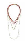 MYA ACCESSORIES | Collana multilinee in minicristalli