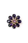 MYA ACCESSORIES | Spilla a fiore con pietre in vetro