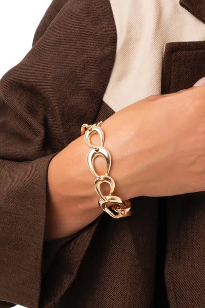 MYA ACCESSORIES | Bracciale a catena con maglia ovale