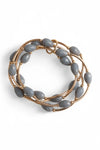 MYA ACCESSORIES | Bracciale elastico con inserti in metallo