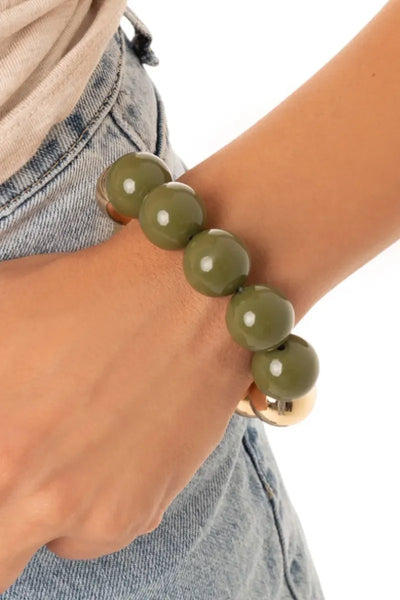 MYA ACCESSORIES | Bracciale elastico con sfere