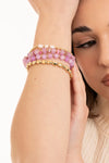 MYA ACCESSORIES | Bracciale elastico multilinee