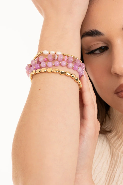 MYA ACCESSORIES | Bracciale elastico multilinee