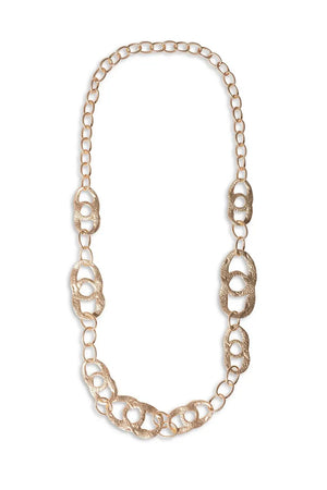 MYA ACCESSORIES | Collana lunga satinata inserti
