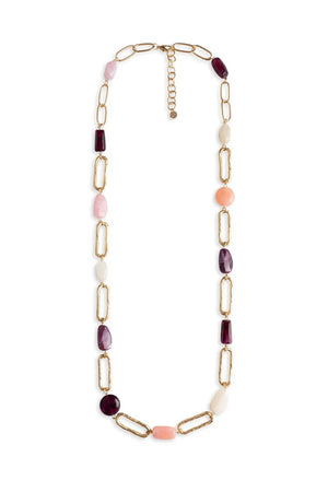 MYA ACCESSORIES | Collana lunga a catena satinata