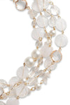 MYA ACCESSORIES | Collana multifilo vetro acrilico