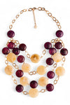 MYA ACCESSORIES | Collana girocollo a catena cascata di pietre