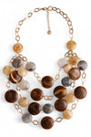 MYA ACCESSORIES | Collana girocollo a catena cascata di pietre