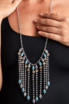 MYA ACCESSORIES | Collana con microcristalli azzurri