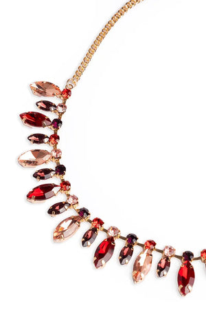 MYA ACCESSORIES | Collana girocollo a catena con pietre