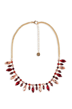 MYA ACCESSORIES | Collana girocollo a catena con pietre