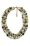 MYA ACCESSORIES | Collana a quattro fili con pietre in acrilico