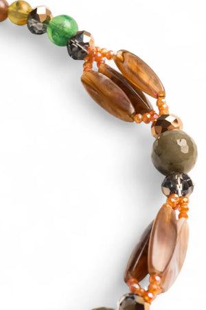 MYA ACCESSORIES | Collana girocollo con pietre in acrilico