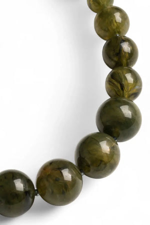 MYA ACCESSORIES | Collana girocollo con sfere in acrilico e vetro
