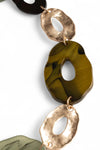 MYA ACCESSORIES | Collana girocollo in acrilico forme irregolari
