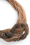 MYA ACCESSORIES | Collana girocollo multifilo di microcristalli
