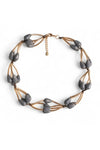 MYA ACCESSORIES | Collana girocollo strutturato in metallo