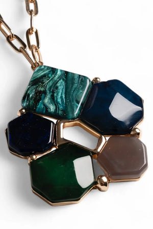 MYA ACCESSORIES | Collana lunga a catena con pendente fiore