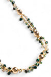 MYA ACCESSORIES | Collana lunga a catena con microcristalli