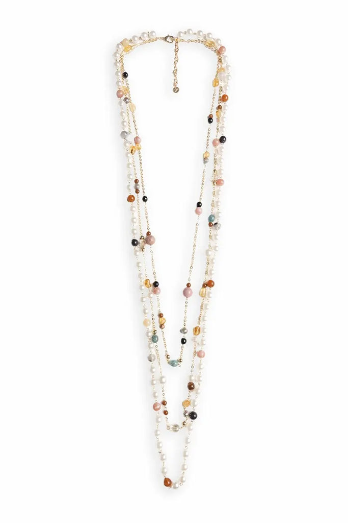 Set Collana E Bracciale Di Perle In Acrilico Rosso, Accessori Per Costume Carnevale E Donna