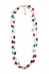 MYA ACCESSORIES | Collana lunga a due fili con pietre
