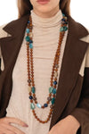 MYA ACCESSORIES | Collana lunga con pietre in acrilico