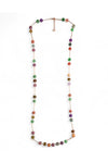 MYA ACCESSORIES | Collana lunga con pietre in vetro multicolore