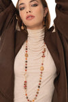 MYA ACCESSORIES | Collana lunga con pietre semidure