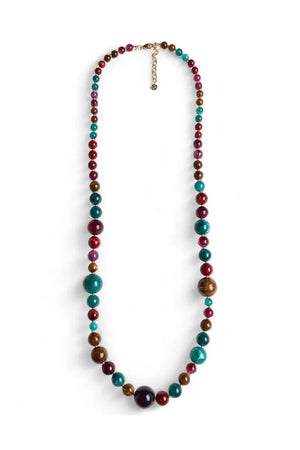 MYA ACCESSORIES | Collana lunga con sfere in acrilico
